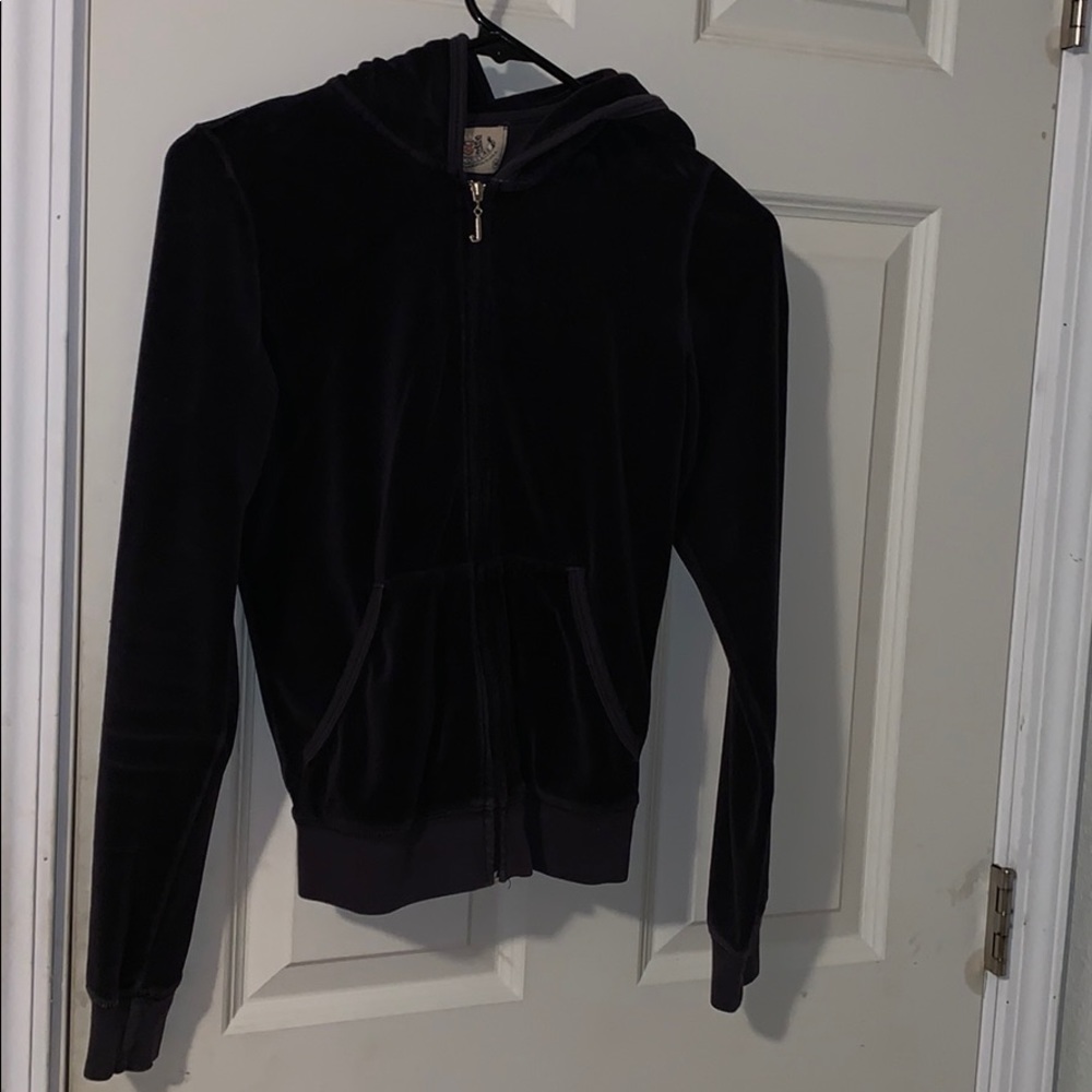 Juicy Couture velvet zip up jacket